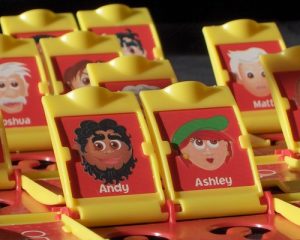 It seems that in our hands even the kids game Guess Who, can be turned into a drinking game. Cant wait for the next games night!